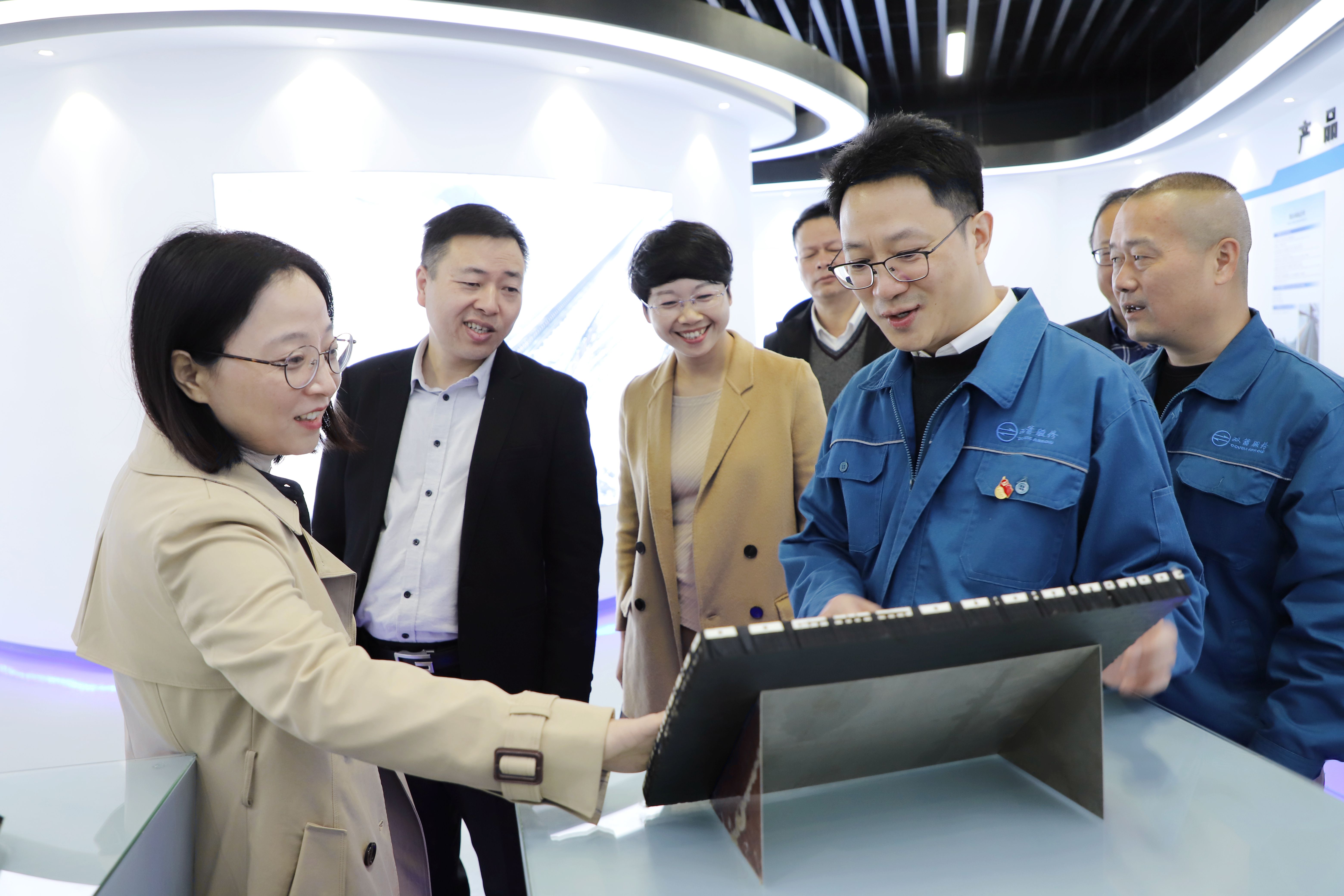 桐鄉(xiāng)市總工會成曉萍主席一行蒞臨公司調(diào)研指導
